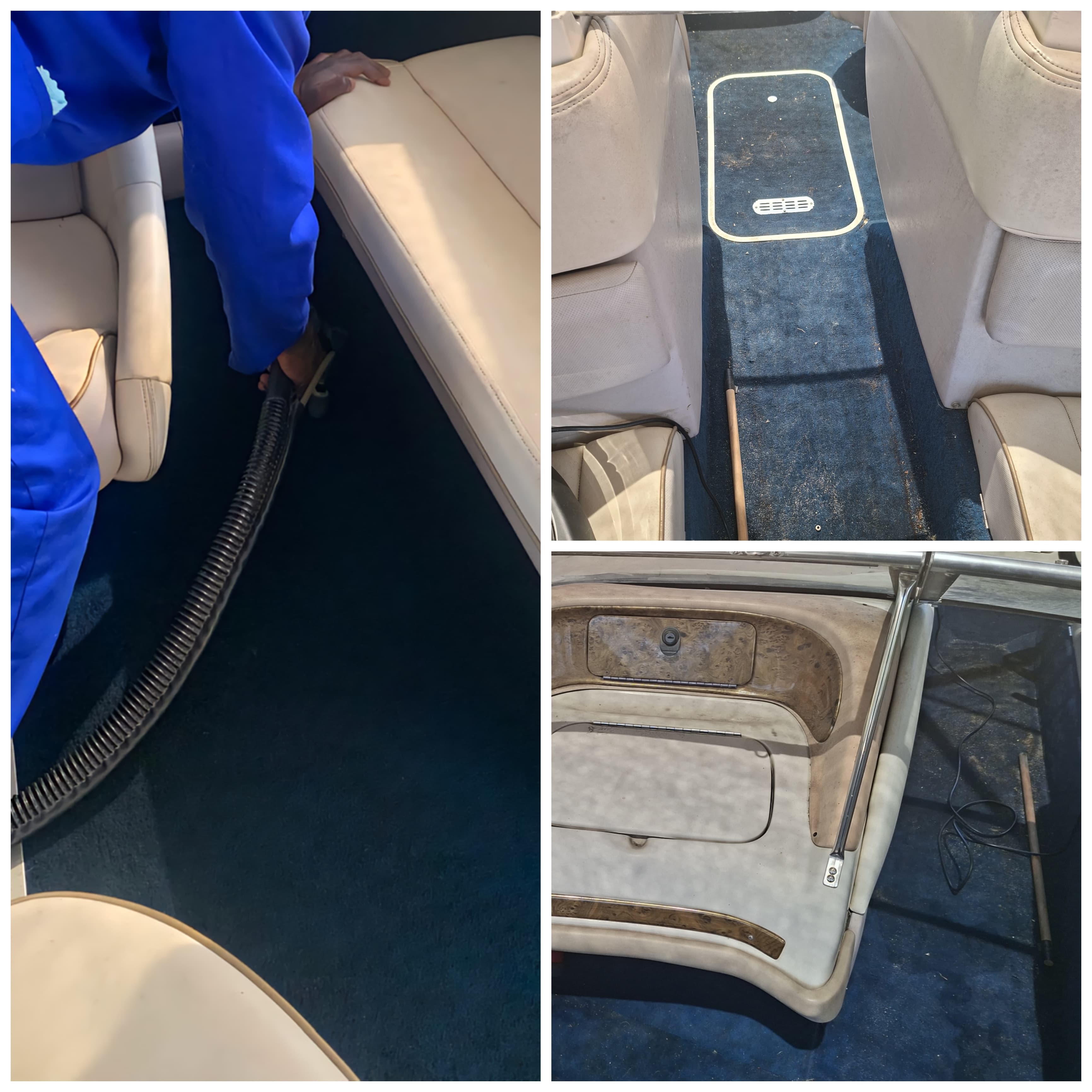 Boat cleaning before Zwaanswyk
